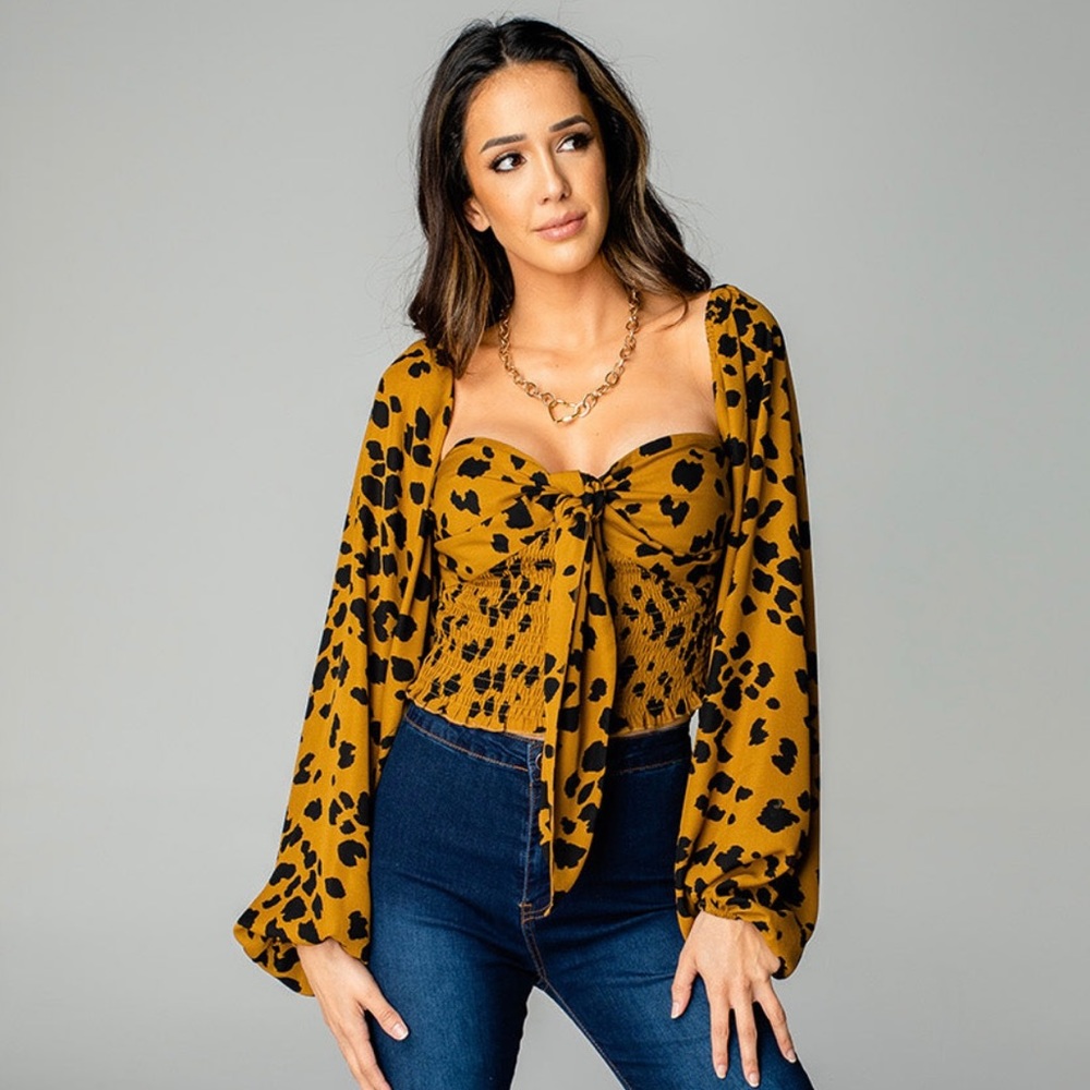 BuddyLove Yasmine Poker Crop Blouse